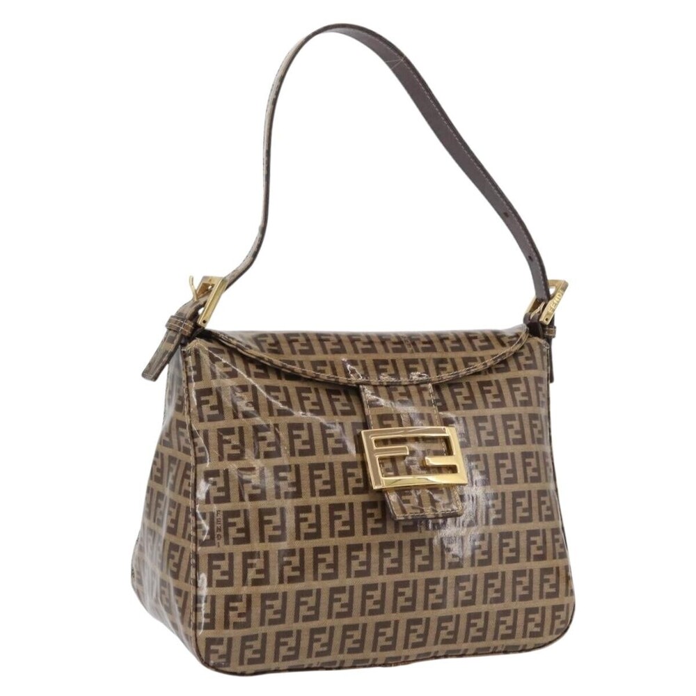 Fendi Mamma Baguette Zucchino canvas